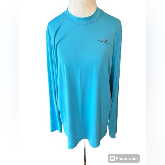 Reel Life Mens Sun Ray Defender Series Long Sleeve Shirt Size M - Picture 1 of 4